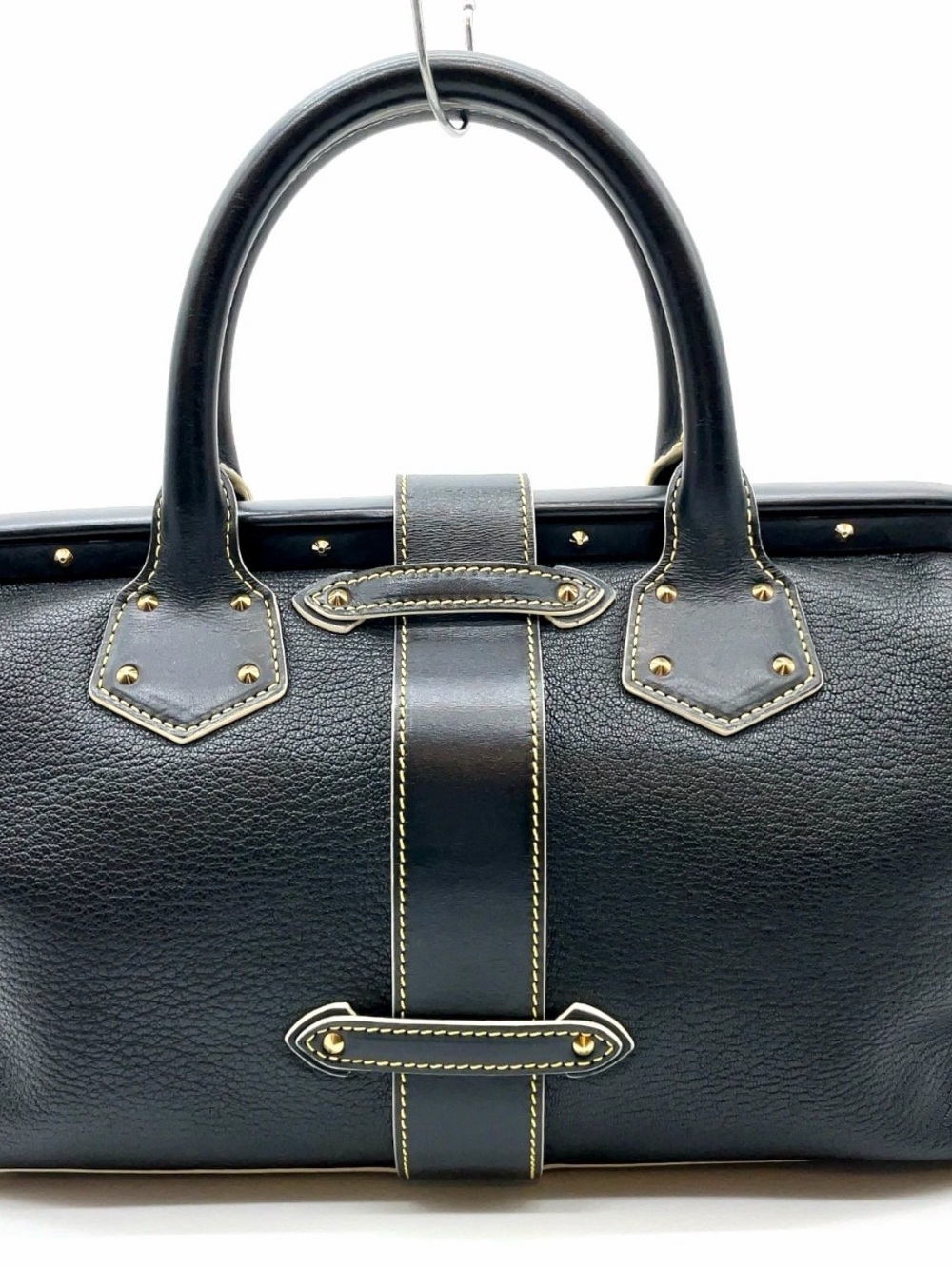 Louis Vuitton Noir Suhali Angenieux PM Satchel - Picture 2 of 16